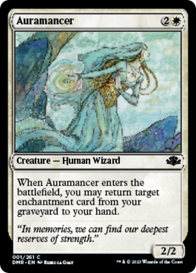 2023 Magic: The Gathering: Dominaria Remastered (DMR) - Auramancer (#1, Common) (, Lightly Played)