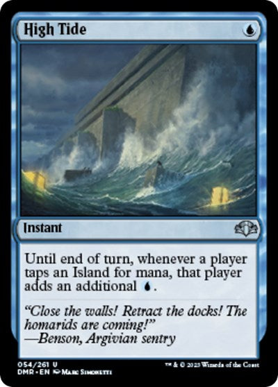 2023 Magic: The Gathering: Dominaria Remastered (DMR) - High Tide (#54, Uncommon) (, Lightly Played)