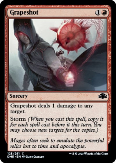 2023 Magic: The Gathering: Dominaria Remastered (DMR) - Grapeshot (#125, Common) (, Lightly Played)