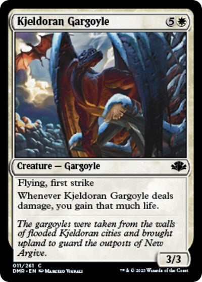 2023 Magic: The Gathering: Dominaria Remastered (DMR) - Kjeldoran Gargoyle (#11, Common) (, Lightly Played)