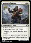 2023 Magic: The Gathering: Dominaria Remastered (DMR) - Improvised Armor (#10, Uncommon) (, Lightly Played)