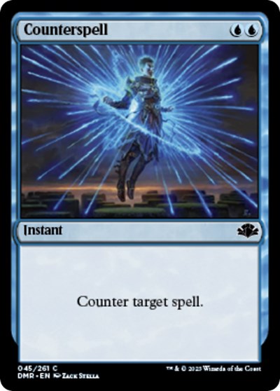 2023 Magic: The Gathering: Dominaria Remastered (DMR) - Counterspell (#45, Common) (, Lightly Played)