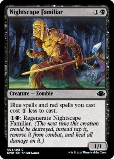 2023 Magic: The Gathering: Dominaria Remastered (DMR) - Nightscape Familiar (#94, Common) (, Lightly Played)