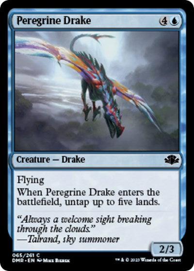 2023 Magic: The Gathering: Dominaria Remastered (DMR) - Peregrine Drake (#65, Common) (, Lightly Played)