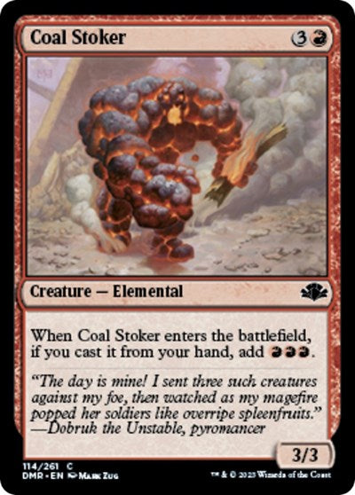 2023 Magic: The Gathering: Dominaria Remastered (DMR) - Coal Stoker (#114, Common) (, Lightly Played)