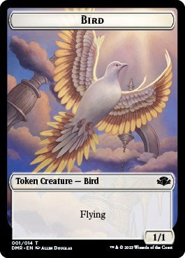 2023 Magic: The Gathering: Dominaria Remastered (DMR) - Bird Token (#1, T) (, Near Mint)