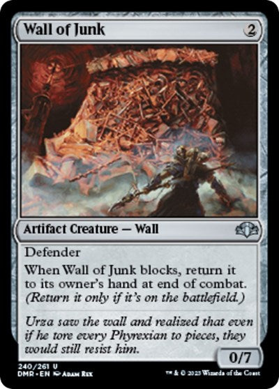 2023 Magic: The Gathering: Dominaria Remastered (DMR) - Wall of Junk (#240, Uncommon) (, Lightly Played)