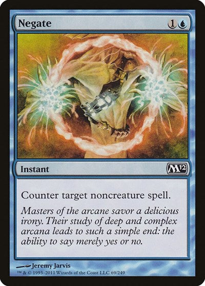 2011 Magic: The Gathering: Magic 2012 (M12) (M12) - Negate (#69, Common) (, Lightly Played)