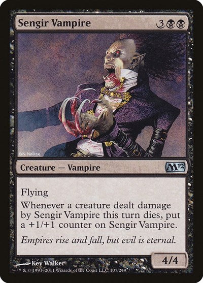 2011 Magic: The Gathering: Magic 2012 (M12) (M12) - Sengir Vampire (#107, Uncommon) (, Near Mint)