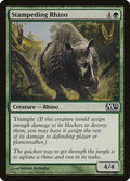 2011 Magic: The Gathering: Magic 2012 (M12) (M12) - Stampeding Rhino (#196, Common) (, Near Mint)
