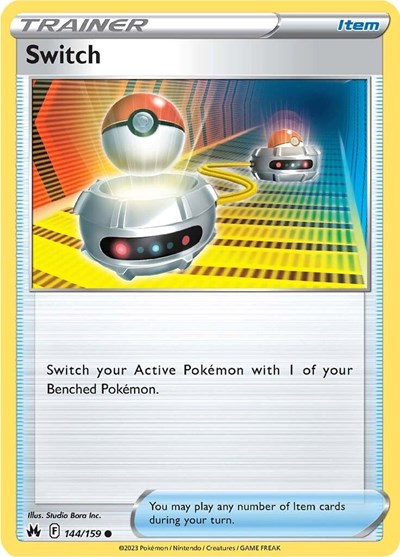 2023 Pokemon: SWSH: Crown Zenith (CRZ) - Switch (#144/159, Common) (, Near Mint)