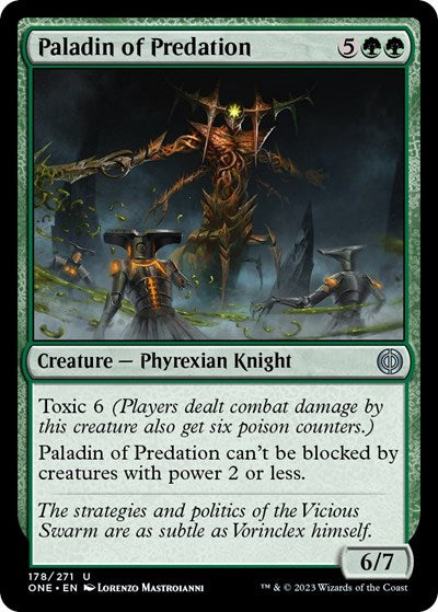 2023 Magic: The Gathering: Phyrexia: All Will Be One (ONE) - Paladin of Predation (#178, Uncommon) (, Near Mint)