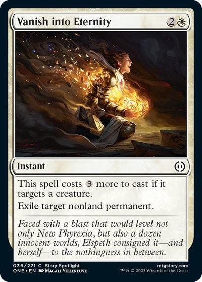2023 Magic: The Gathering: Phyrexia: All Will Be One (ONE) - Vanish into Eternity (#36, Common) (, Near Mint)