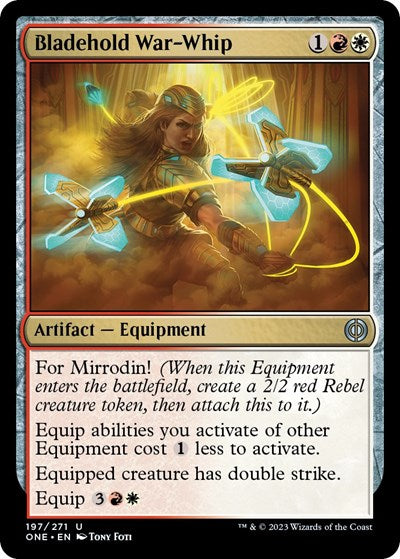 2023 Magic: The Gathering: Phyrexia: All Will Be One (ONE) - Bladehold War Whip (#197, Uncommon) (, Near Mint)
