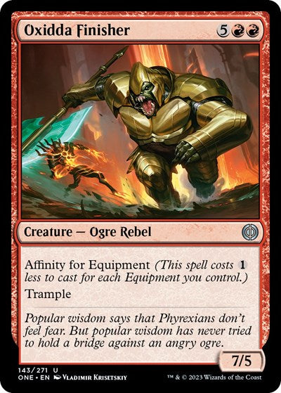 2023 Magic: The Gathering: Phyrexia: All Will Be One (ONE) - Oxidda Finisher (#143, Uncommon) (, Near Mint)