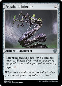 2023 Magic: The Gathering: Phyrexia: All Will Be One (ONE) - Prosthetic Injector (#239, Uncommon) (, Near Mint)