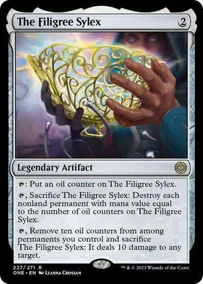 2023 Magic: The Gathering: Phyrexia: All Will Be One (ONE) - The Filigree Sylex (#227, Rare) (, Near Mint)