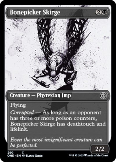 2023 Magic: The Gathering: Phyrexia: All Will Be One (ONE) - Bonepicker Skirge Showcase (#290, Common) (, Near Mint)