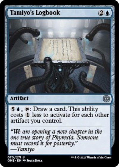 2023 Magic: The Gathering: Phyrexia: All Will Be One (ONE) - Tamiyos Logbook (#70, Uncommon) (, Near Mint)