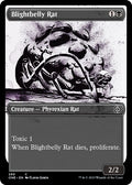 2023 Magic: The Gathering: Phyrexia: All Will Be One (ONE) - Blightbelly Rat Showcase (#289, Common)