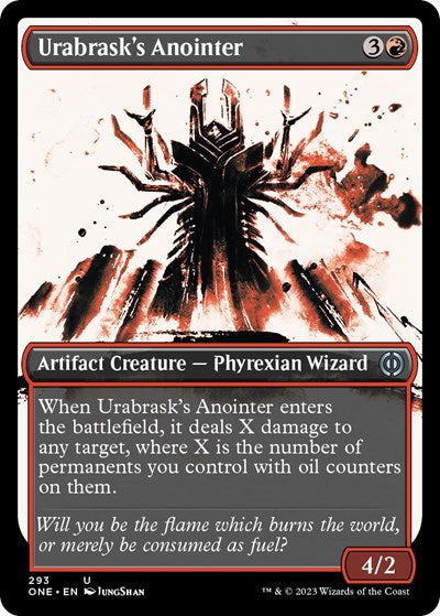 2023 Magic: The Gathering: Phyrexia: All Will Be One (ONE) - Urabrasks Anointer Showcase (#293, Uncommon) (, Near Mint)