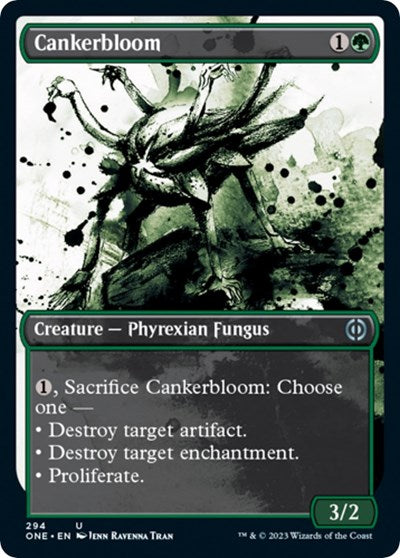 2023 Magic: The Gathering: Phyrexia: All Will Be One (ONE) - Cankerbloom Showcase (#294, Uncommon) (, Near Mint)