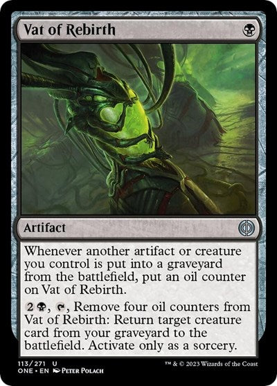 2023 Magic: The Gathering: Phyrexia: All Will Be One (ONE) - Vat of Rebirth (#113, Uncommon) (, Lightly Played)