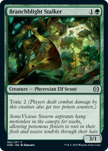 2023 Magic: The Gathering: Phyrexia: All Will Be One (ONE) - Branchblight Stalker (#160, Common) (, Near Mint)