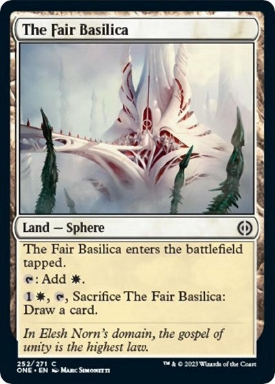 2023 Magic: The Gathering: Phyrexia: All Will Be One (ONE) - The Fair Basilica (#252, Common) (, Near Mint)