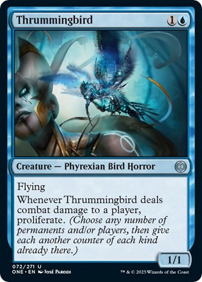2023 Magic: The Gathering: Phyrexia: All Will Be One (ONE) - Thrummingbird (#72, Uncommon)