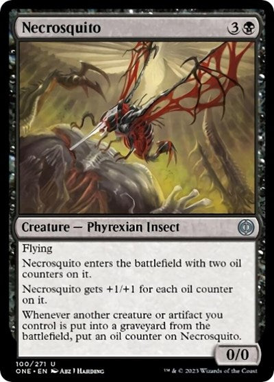 2023 Magic: The Gathering: Phyrexia: All Will Be One (ONE) - Necrosquito (#100, Uncommon) (, Near Mint)