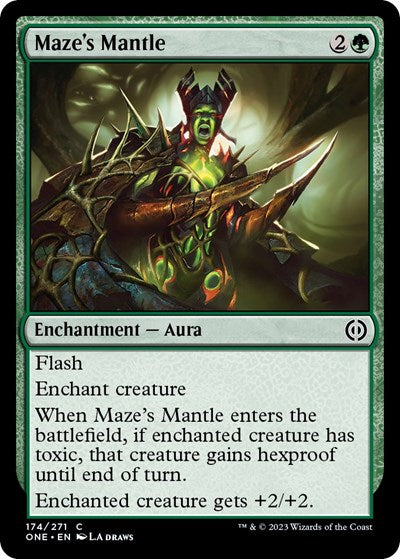 2023 Magic: The Gathering: Phyrexia: All Will Be One (ONE) - Mazes Mantle (#174, Common) (, Near Mint)