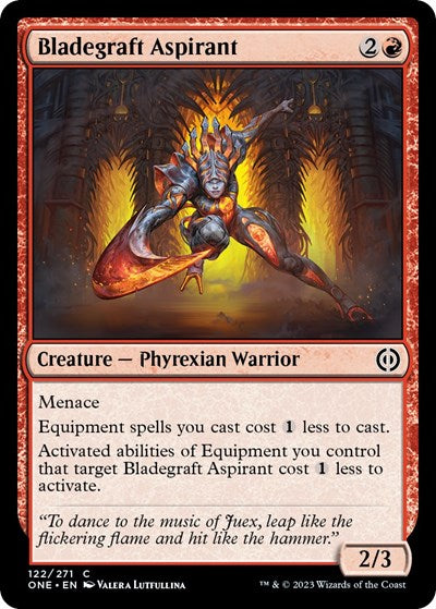 2023 Magic: The Gathering: Phyrexia: All Will Be One (ONE) - Bladegraft Aspirant (#122, Common)