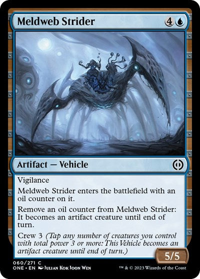 2023 Magic: The Gathering: Phyrexia: All Will Be One (ONE) - Meldweb Strider (#60, Common) (, Near Mint)