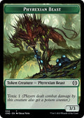 2023 Magic: The Gathering: Phyrexia: All Will Be One (ONE) - Phyrexian Beast Token (#6, T) (, Near Mint)