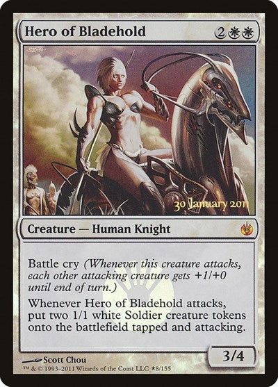 2026 Magic: The Gathering: Prerelease Cards (PRE) - Hero of Bladehold (#8★, Mythic Rare) (Foil, Near Mint)