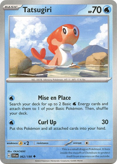 2023 Pokemon: SV01: Scarlet & Violet Base Set (SVI) - Tatsugiri (#062/198, Uncommon) (, Near Mint)