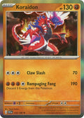 2023 Pokemon: SV01: Scarlet & Violet Base Set (SVI) - Koraidon (#124/198, Rare) (Reverse Holofoil, Near Mint)