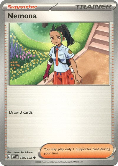 2023 Pokemon: SV01: Scarlet & Violet Base Set (SVI) - Nemona (#180/198, Common) (, Near Mint)