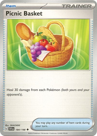 2023 Pokemon: SV01: Scarlet & Violet Base Set (SVI) - Picnic Basket (#184/198, Uncommon) (, Near Mint)