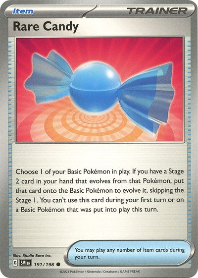 2023 Pokemon: SV01: Scarlet & Violet Base Set (SVI) - Rare Candy 191 198 (#191/198, Common) (, Near Mint)