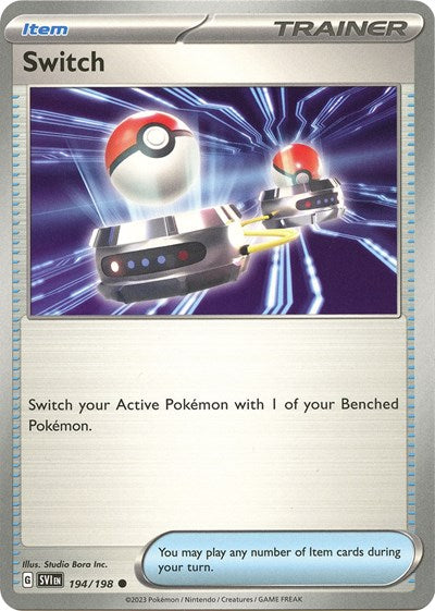 2023 Pokemon: SV01: Scarlet & Violet Base Set (SVI) - Switch (#194/198, Common) (, Near Mint)
