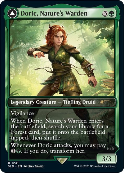 2026 Magic: The Gathering: Secret Lair Drop Series (SLD) - Doric Natures Warden (#1241, Rare) (, Near Mint)