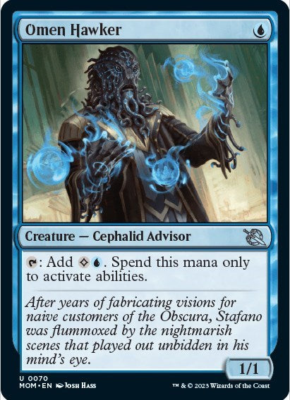 2023 Magic: The Gathering: March of the Machine (MOM) - Omen Hawker (#70, Uncommon) (, Near Mint)