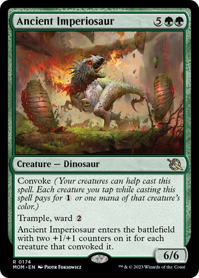 2023 Magic: The Gathering: March of the Machine (MOM) - Ancient Imperiosaur (#174, Rare) (, Near Mint)