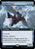 2023 Magic: The Gathering: March of the Machine (MOM) - Zephyr Singer Extended Art (#355, Rare) (, Lightly Played)