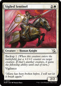 2023 Magic: The Gathering: March of the Machine (MOM) - Sigiled Sentinel (#37, Common) (, Near Mint)