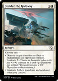 2023 Magic: The Gathering: March of the Machine (MOM) - Sunder the Gateway (#39, Common) (, Near Mint)