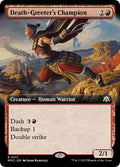 2023 Magic: The Gathering: Commander: March of the Machine (MOC) - Death-Greeter's Champion (Extended Art) (#117, Rare) (, Lightly Played)