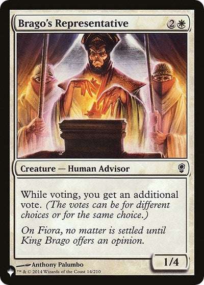 2026 Magic: The Gathering: The List Reprints (LIST) - Brago's Representative (#CNS-14, Common) (, Near Mint)